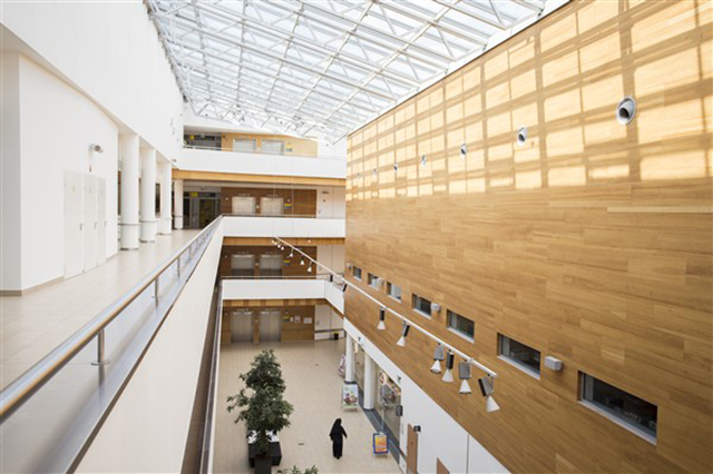 Image inside the corridors of the Unoversity of Gdansk